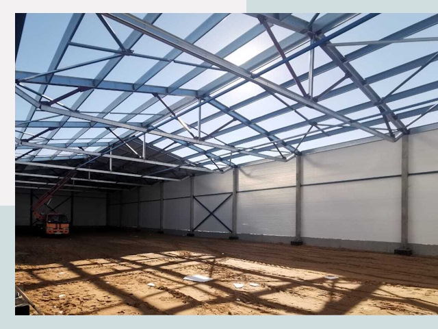 Строительство сенохранилищ в Луге