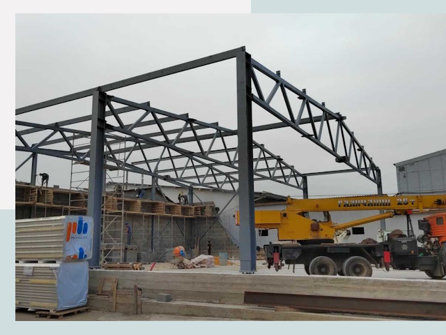 Строительство цехов в Луге