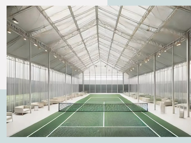 Строительство теннисных кортов в Луге