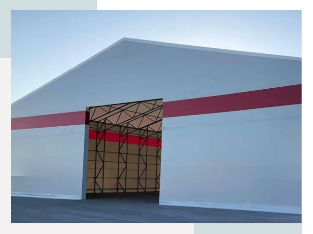 Быстровозводимые ангары в Луге