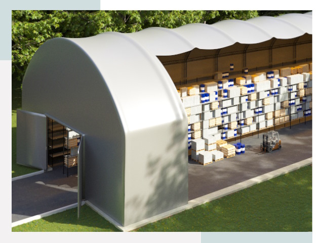 Тентовые ангары в Луге