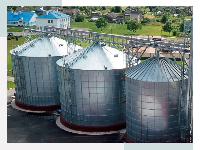 Металлические силосы в Луге