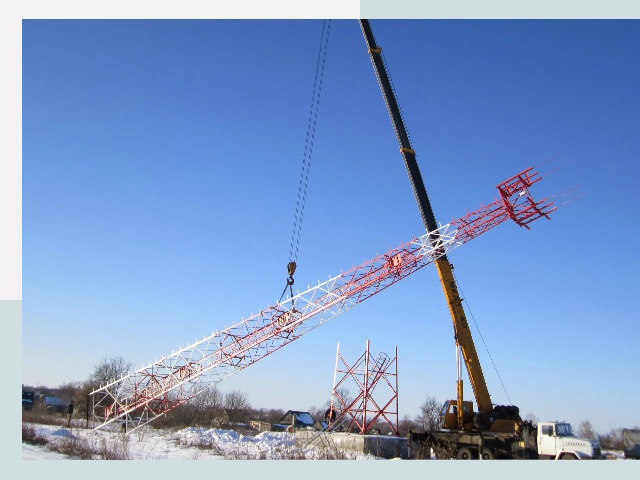 Строительство башен связи в Луге от 619 руб.