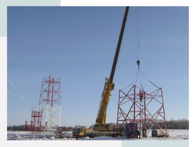 Монтаж вышек связи в Луге