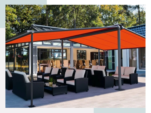 Навесы для кафе и ресторанов в Луге