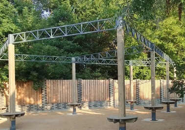 Терраса из металлоконструкций под ключ, проектирование, изготовление и монтаж от СтальСтрой-Лга